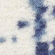 10' Blue Abstract Power Loom Runner Rug