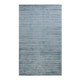 2' X 3' Light Blue Striped Hand Woven Area Rug