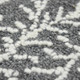 2' X 3' Gray And Ivory Wool Geometric Hand Hooked Area Rug
