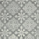 5' X 7' Gray And Ivory Wool Oriental Hand Hooked Area Rug