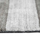 2' X 3' Black And Gray Wool Striped Hand Woven Area Rug