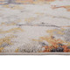 9' X 12' Ivory Orange And Gray Abstract Area Rug