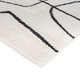 9' X 12' Ivory And Black Abstract Area Rug