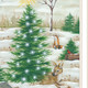 Set Of Two Woodland "Critters for Christmas" White Framed Wall Art