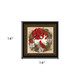Cardinal Wreath Black Framed Wall Art