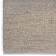 2' X 3' Gray Jute Hand Woven Area Rug