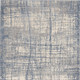 4' X 6' Ivory Abstract Power Loom Area Rug