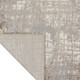 4' X 6' Ivory Abstract Power Loom Area Rug