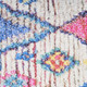 6' Ivory Geometric Power Loom Runner Rug