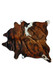 6' X 7' Brown And Black Cowhide Cowhide Print Area Rug