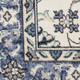 10' X 14' Ivory And Blue Floral Indoor Outdoor Area Rug