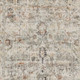2' X 4' Light Gray Black And Yellow Floral Distressed Area Rug