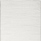 6' Ivory Abstract Runner Rug