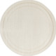 4' Ivory And Gold Round Indoor Outdoor Area Rug