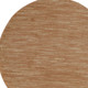 4' Rust And Beige Round Abstract Indoor Outdoor Area Rug