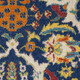 2' X 3' Blue Floral Power Loom Area Rug