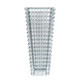 11" Clear Geometric Glass Table Vase
