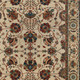 8' X 11' Ivory And Red Floral Area Rug