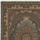 7' X 10' Blue And Red Medallion Area Rug With Fringe