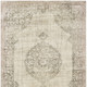 10' X 13' Ivory And Gray Oriental Distressed Area Rug