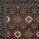 4' X 6' Red Medallion Area Rug With Fringe
