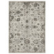 10' X 13' Ivory And Gray Oriental Area Rug With Fringe