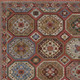 5' X 8' Pink And Red Medallion Area Rug With Fringe