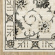 3' X 5' Ivory And Gray Oriental Area Rug