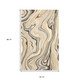 4' X 6' Beige And Charcoal Wool Abstract Hand Tufted Area Rug