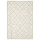 7' X 10' Ivory And Taupe Geometric Area Rug