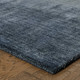 5' X 8' Navy Blue Wool Hand Tufted Area Rug