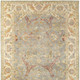 6' X 9' Gray And Beige Wool Oriental Hand Knotted Area Rug