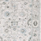 6' X 9' Ivory And Teal Blue Oriental Hand Tufted Area Rug
