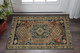 3' X 5' Blue Rust And Tan Tribal Area Rug