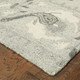5' X 8' Ivory Wool Floral Hand Tufted Area Rug