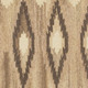 8' Beige And Ivory Wool Abstract Hand Tufted Runner Rug