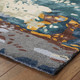8' X 10' Blue And Gray Abstract Hand Tufted Area Rug