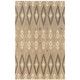 10' X 13' Beige And Ivory Wool Abstract Hand Tufted Area Rug