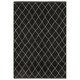 10' X 13' Charcoal And Ivory Trellis Area Rug
