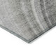 5' X 8' Gray Silver And Beige Abstract Washable Indoor Outdoor Area Rug