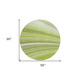 8' Artichoke Green And Olive Green Round Abstract Washable Indoor Outdoor Area Rug