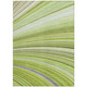 10' X 14' Artichoke Green And Olive Green Abstract Washable Indoor Outdoor Area Rug