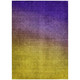 10' X 14' Purple Gold And Blue Ombre Washable Indoor Outdoor Area Rug