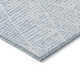 10' X 14' Denim Blue Ivory And Gray Geometric Washable Indoor Outdoor Area Rug