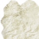4' X 6' Natural Genuine Sheepskin Handmade Area Rug