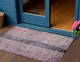 3' X 5' Blush Pink And Purple Abstract Washable Indoor Outdoor Area Rug