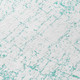 10' X 14' Teal Blue And Ivory Abstract Washable Indoor Outdoor Area Rug