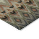 3' X 5' Taupe Olive Green And Beige Southwestern Washable Indoor Outdoor Area Rug