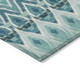 8' X 10' Teal Blue Aqua And Mint Green Southwestern Washable Indoor Outdoor Area Rug