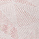 3' X 5' Blush And Pink Geometric Washable Indoor Outdoor Area Rug